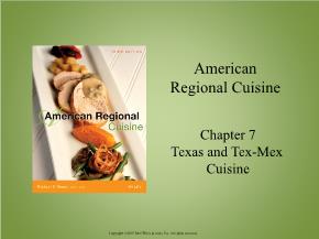 Texas and Tex-Mex Cuisine