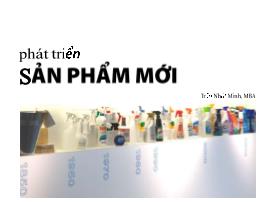 Quản trị sản phẩm - Phát triển sản phẩm mới