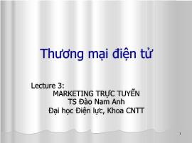 Thương mại điện tử - Marketing trực tuyến