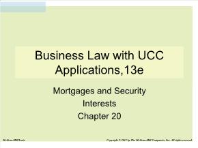 Bài giảng môn Quản trị kinh doanh - Chapter 20: Business law with ucc applications,13e