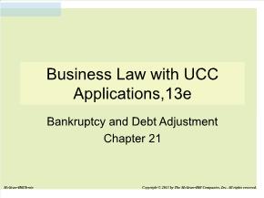 Bài giảng môn Quản trị kinh doanh - Chapter 21: Business law with ucc applications,13e