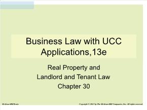 Bài giảng môn Quản trị kinh doanh - Chapter 30: Business law with ucc applications,13e