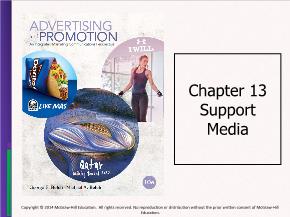 Marketing bán hàng - Chapter 13: Support media