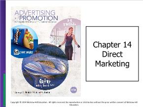 Marketing bán hàng - Chapter 14: Direct marketing