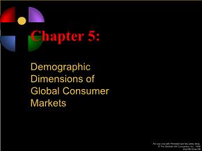 Marketing bán hàng - Chapter 5: Demographic dimensions of global consumer markets