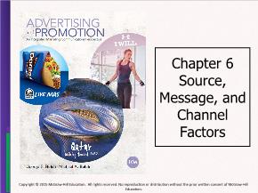 Marketing bán hàng - Chapter 6: Source, message, and channel factors