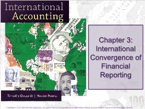 Bài giảng Kế toán, kiểm toán - Chapter 3: International convergence of financial reporting