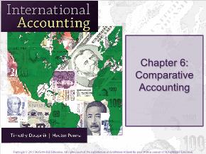 Bài giảng môn Kế toán, kiểm toán - Chapter 6: Comparative accounting