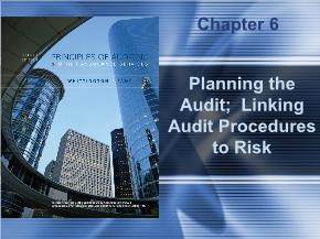 Kế toán, kiểm toán - Chapter 6: Planning the audit; linking audit procedures to risk