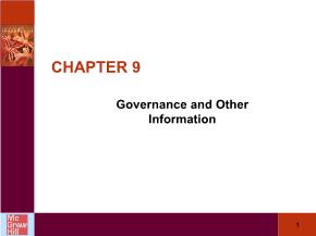 Kế toán, kiểm toán - Chapter 9: Governance and other information