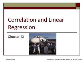 Kinh tế học - Chapter 13: Correlation and linear regression