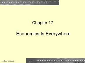 Kinh tế học - Chapter 17: Economics is everywhere