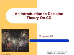 Kinh tế học - Chapter 20: An introduction to decision theory on cd