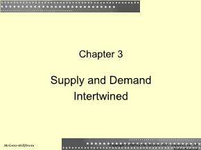 Kinh tế học - Chapter 3: Supply and demand intertwined