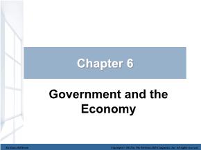 Kinh tế học - Chapter 6: Government and the economy