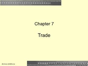 Kinh tế học - Chapter 7: Trade