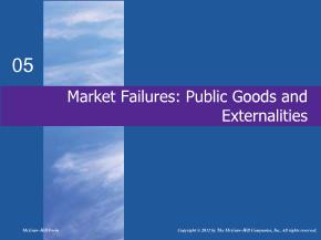 Kinh tế học - Market failures: Public goods and externalities