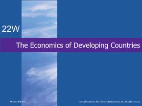 Kinh tế học - The economics of developing countries