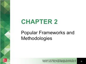 Quản trị kinh doanh - Chapter 2: Popular frameworks and methodologies