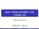 Thống kê kinh doanh - Quá trình nghiên cứu thống kê