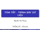 Thống kê kinh doanh - Tóm tắt - Trình bày dữ liệu