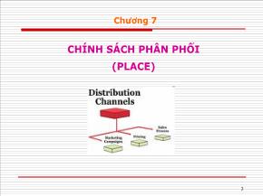 Thương mại điện tử - Chương 7: Chính sách phân phối (place)