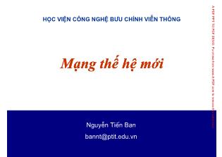 Bài giảng Mạng thế hệ mới