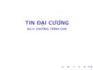 Bài giảng Tin học đại cương - Bài 4: Chương trình con