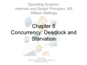 Operating Systems: Internals and Design Principles, 6/E William Stallings - Chapter 6: Concurrency: Deadlock and Starvation