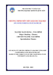 Chương trình tiên tiến giáo dục đại học