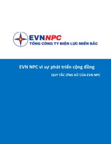 EVN NPC vì sự phát triển cộng đồng
