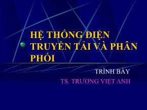 Hệ thống điện truyền tải và phân phối