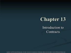 Introduction to Contracts