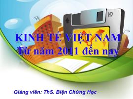 Kinh tế Việt Nam từ năm 2011 đến nay