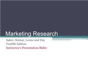 Marketing Research in Practice