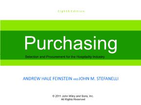 Purchasing - Chapter 26: Services
