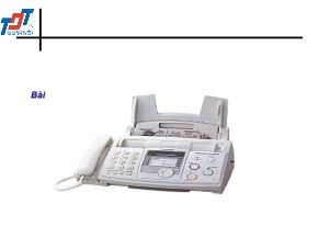 Thiết bị và cáp viễn thông - Bài 5: Máy Fax