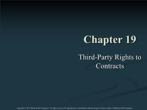 Third-Party Rights to Contracts