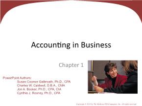 Accounting in Business