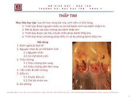 Bài giảng Thấp tim - Nguyễn Phúc Học