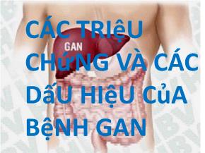 Các triệu chứng và các dấu hiệu của bệnh gan