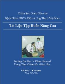 Chăm sóc giảm nhẹ cho bệnh nhân HIV/AIDS và ung thư ở Việt Nam