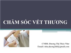 Chăm sóc vết thương