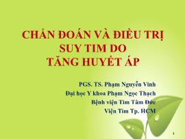 Chẩn đoán và điều trị suy tim do tăng huyết áp