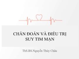 Chẩn đoán và điều trị suy tim mạn