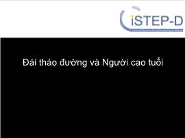 Đái tháo đường và Người cao tuổi