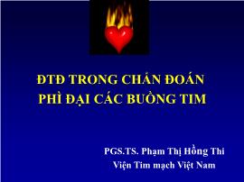 Điện tâm đồ trong chẩn đoán phì đại các buồng tim - Phạm Thị Hồng Thi