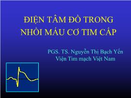 Điện tâm đồ trong nhồi máu cơ tim cấp - Nguyễn Thị Bạch Yến