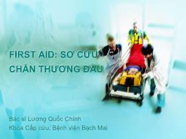 First aid: sơ cứu chấn thương đầu