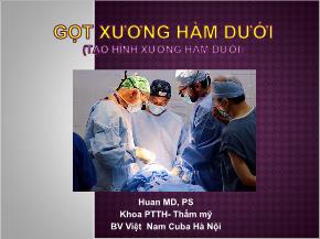 Gọt xương hàm dưới (tạo hình xương hàm dưới)